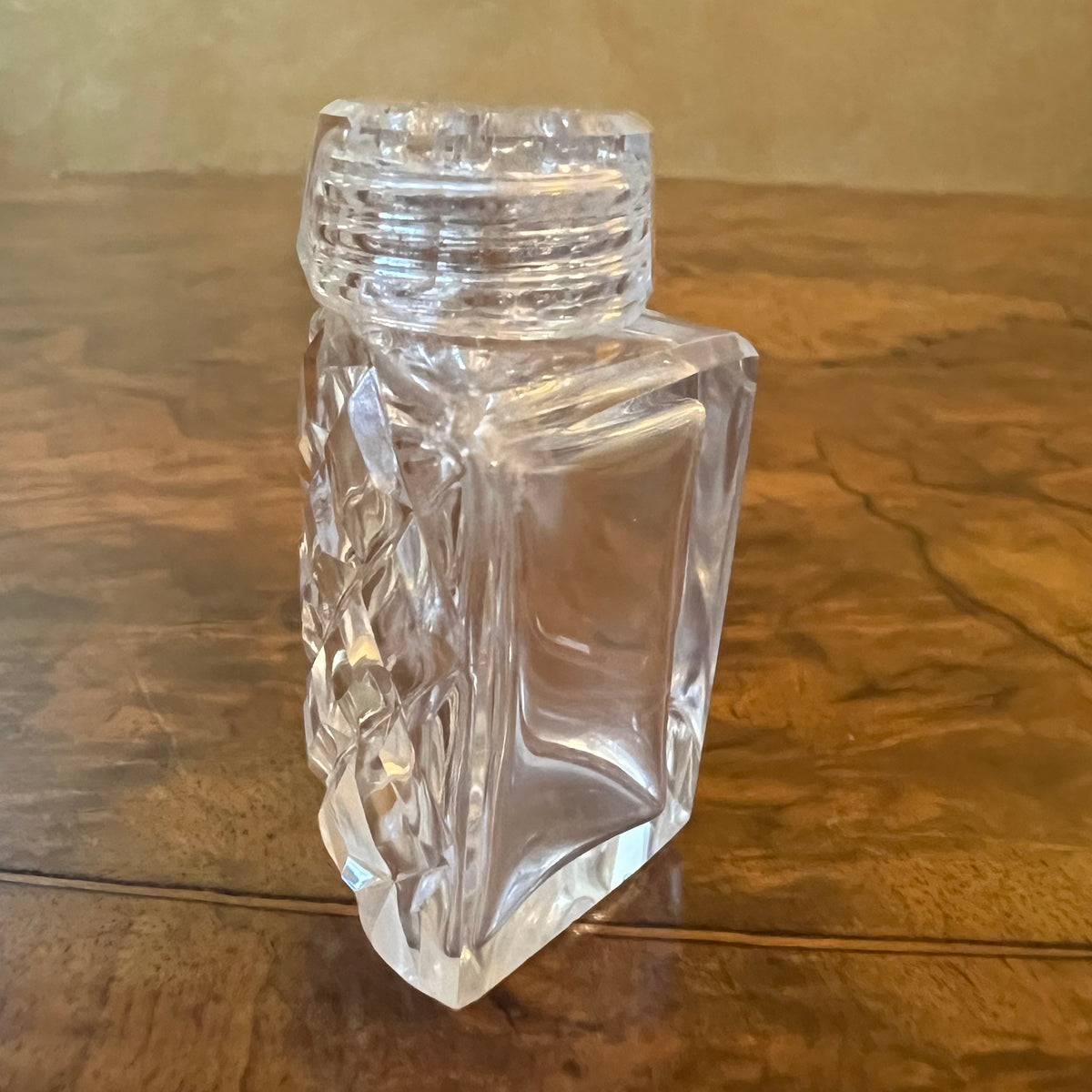 Vintage Glass Salt or Pepper Shaker