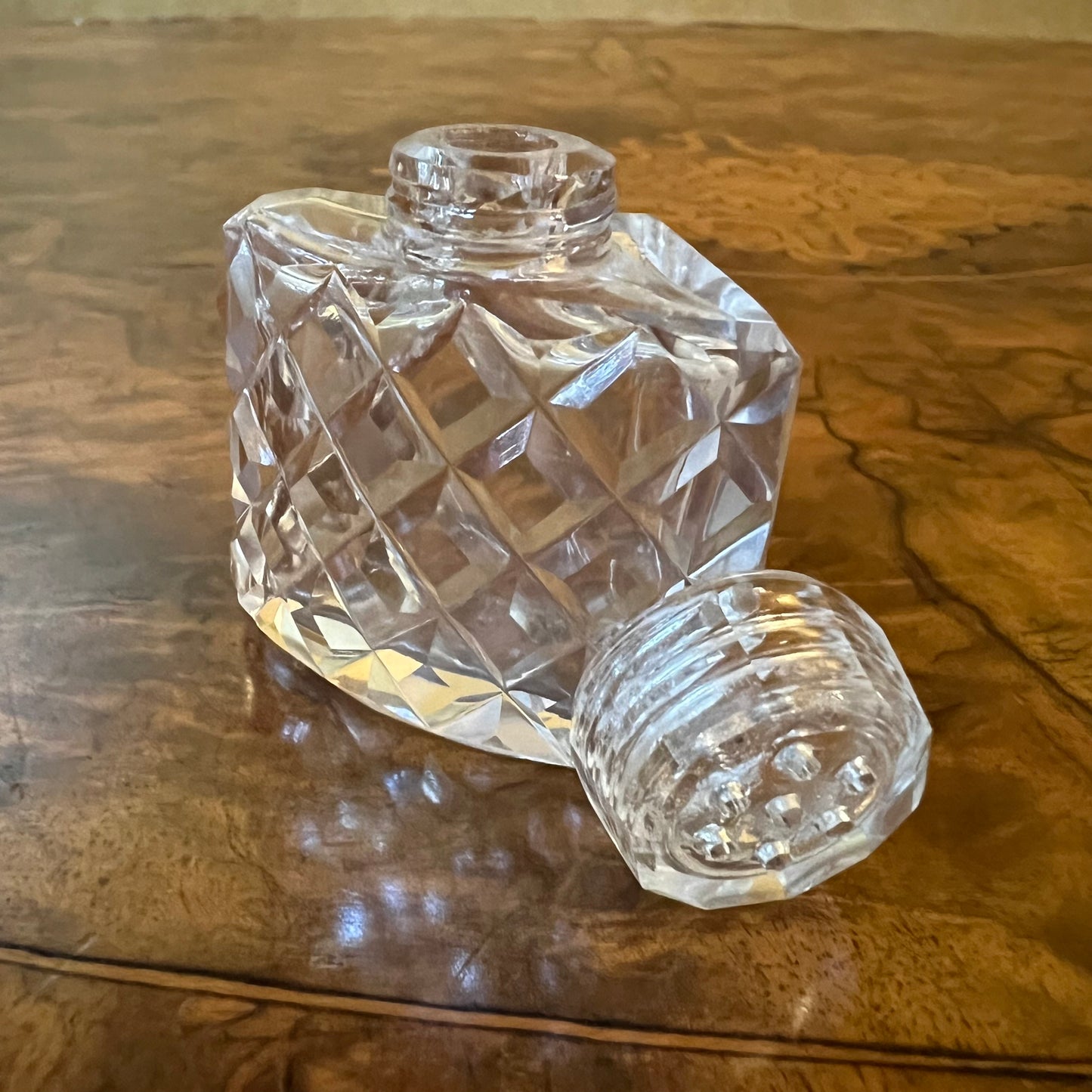 Vintage Glass Salt or Pepper Shaker