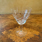 Vintage Crystal Cut Port Glasses Set Of Six