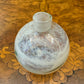 Vintage Hand Blown Glass Swirl Small Vase