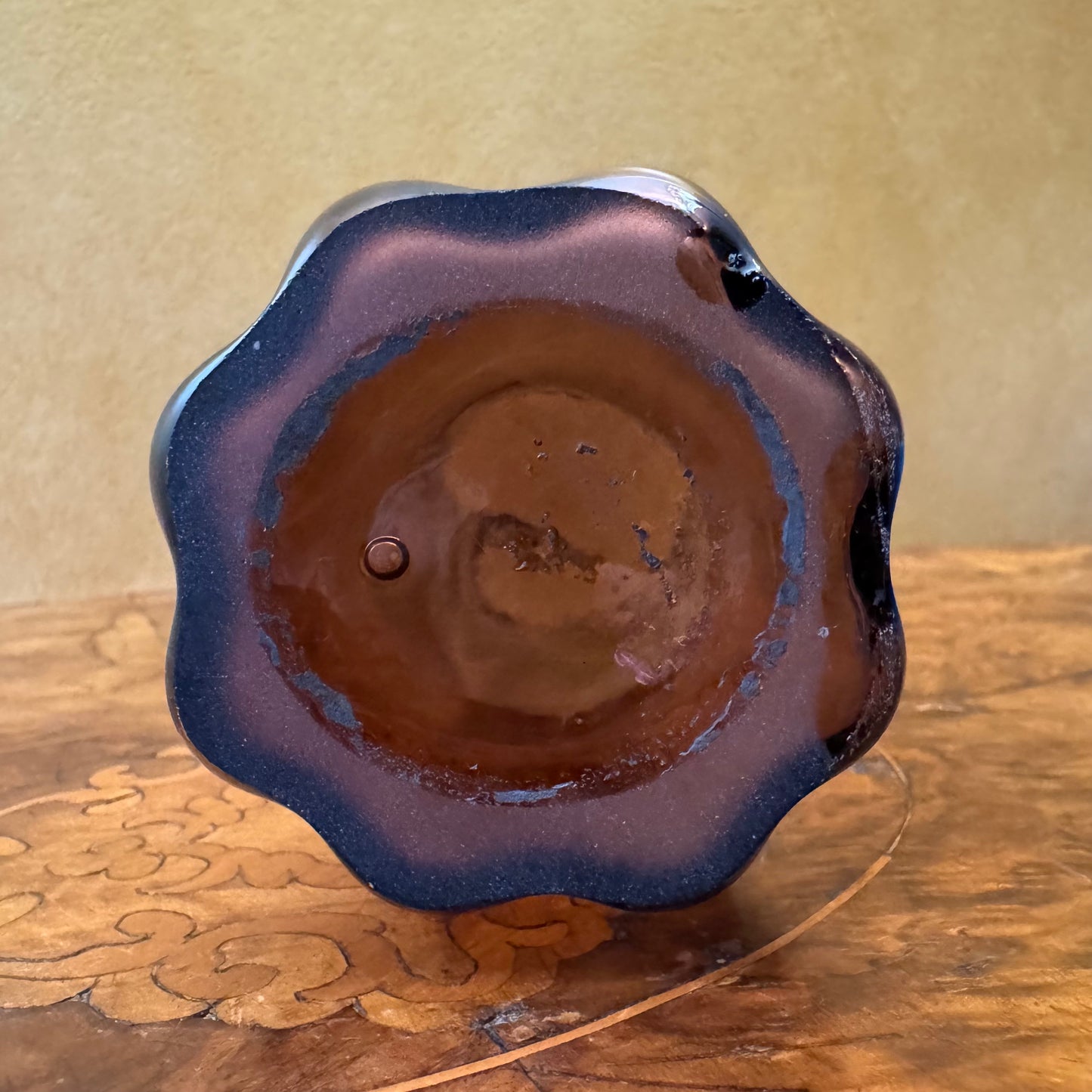 Vintage Purple Finger Swung Vase