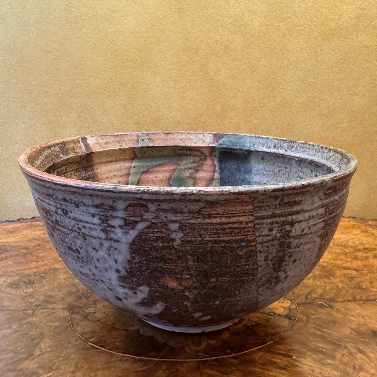 Large Pottery Textured Bowl