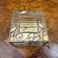 Metal Glass Mirror Trinket Jewellery Box