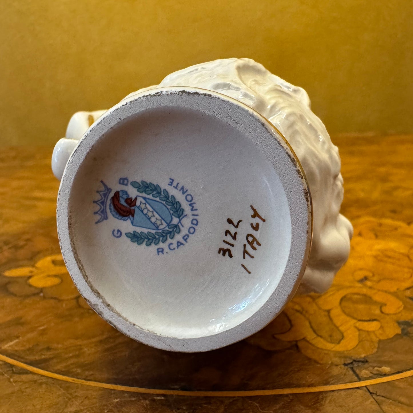 Vintage Barlow R Capodimonte Milk Creamer Jug
