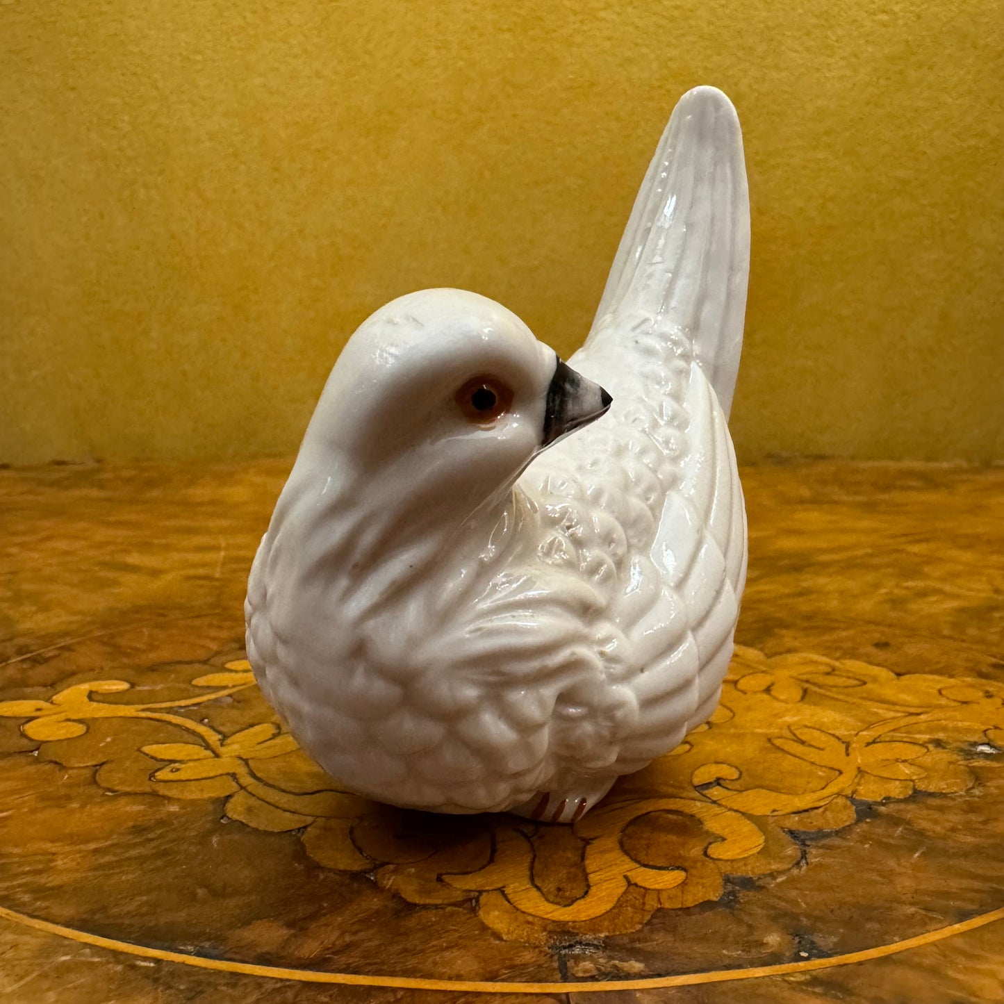 Vintage Ceramic Bird Ornament Figurine