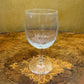 Vintage Crystal Wine Glasses Set Of Three
