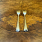 Vintage Silver Plate Dessert Forks Pair