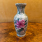 Vintage Chinese Floral Print Vase
