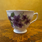 Vintage Royal Vale Violets Print Tea Cup & Saucer