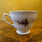 Vintage Royal Vale Violets Print Tea Cup & Saucer
