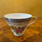 Vintage Japanese Floral Print Tea Cup