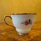 Vintage Floral Print Tea Cup