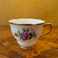 Vintage Floral Print Tea Cup