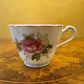 Vintage Floral Print Tea Cup & Saucer