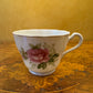 Vintage Floral Print Tea Cup & Saucer