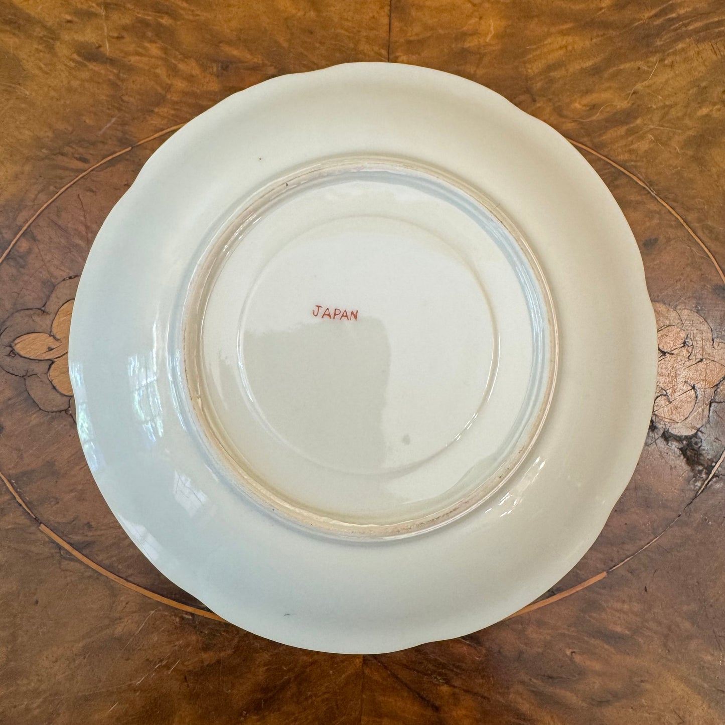 Vintage Floral Print Tea Cup & Saucer
