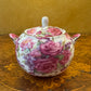 Maxwell & Williams Roseberry Floral Pink Red Roses Milk Jug & Sugar Bowl Set