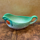 Vintage Midwinter Burslem Lettuce Leaf Gravy Boat & Tray