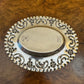 Antique James Dixon & Sons Silver Plate Lid Tray Glass Bowl