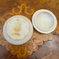 Vintage Limoges France Fragonard Courting Print Small Trinket Box