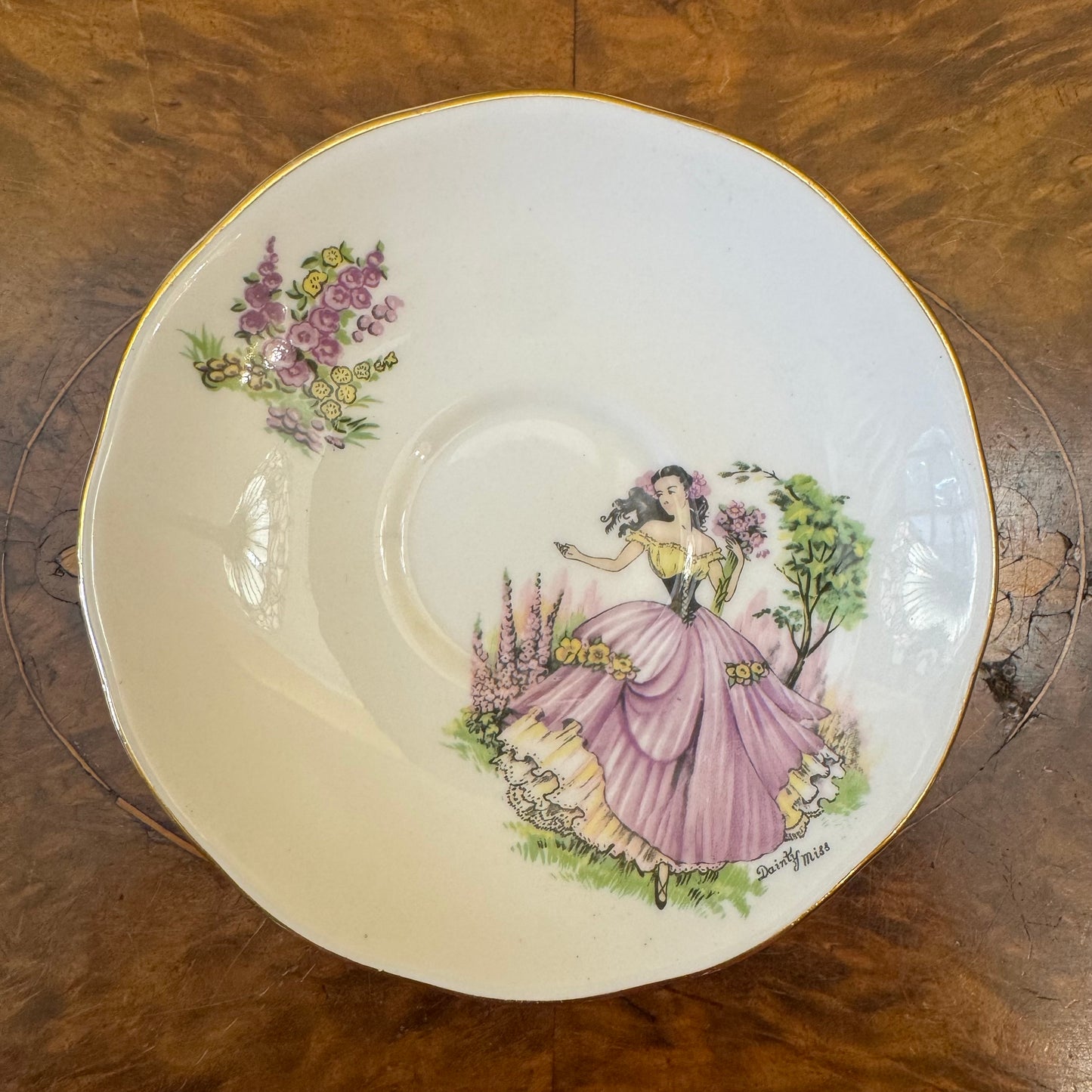 Vintage Royal York Dainty Miss Saucer