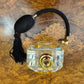 Vintage Crystal Perfume Bottle With Pump