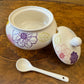 Porcelain Condiments Bowls With Spoons