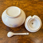 Porcelain Condiments Bowls With Spoons