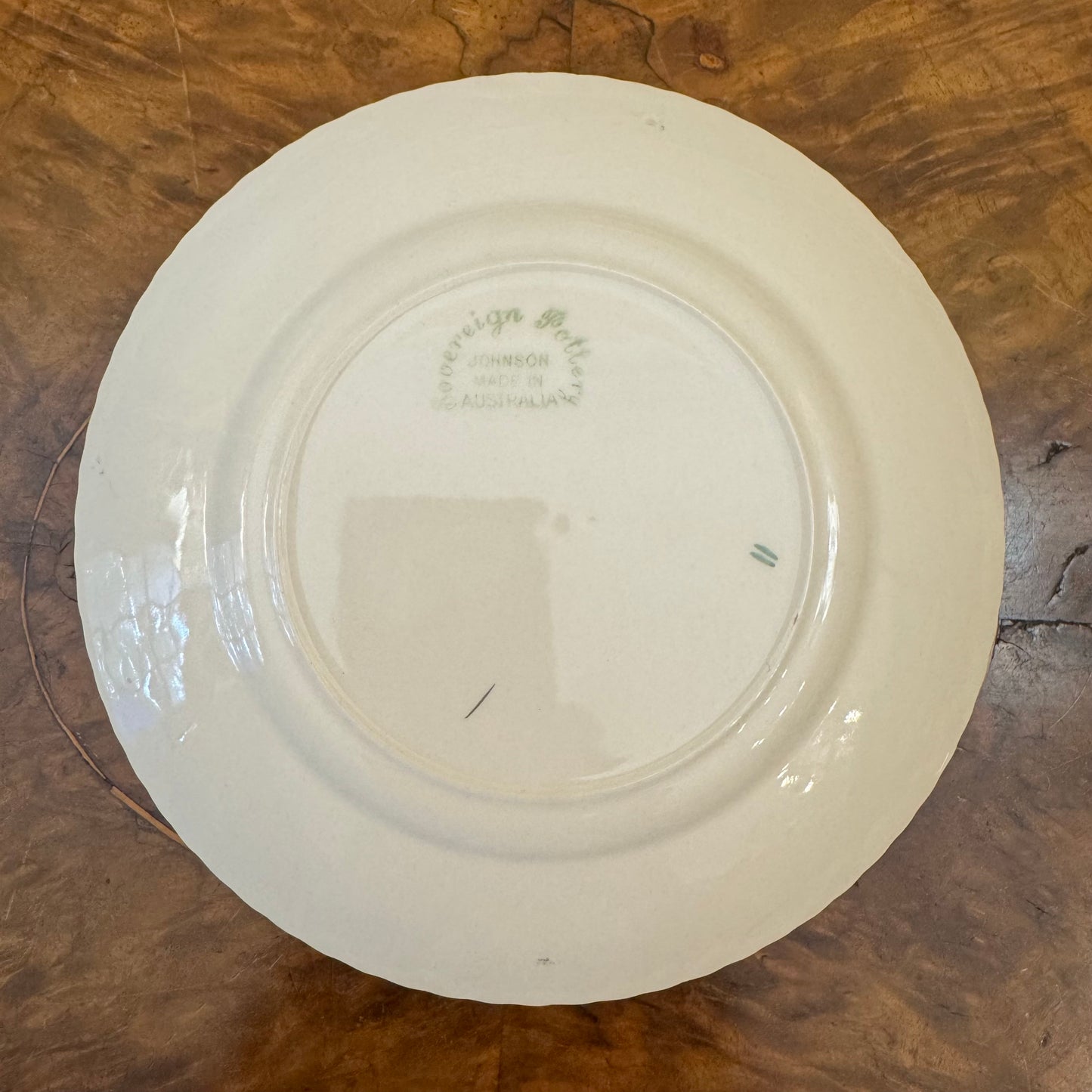 Vintage Sovereign Pottery Floral Tea Cup Trio Set