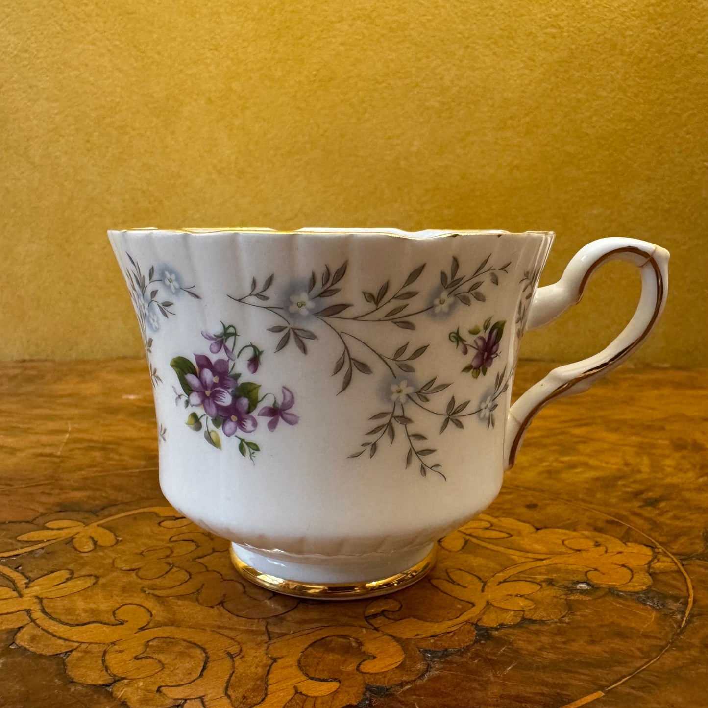 Royal Stafforshire Enchanting Tea Cup Trio Handle Repair