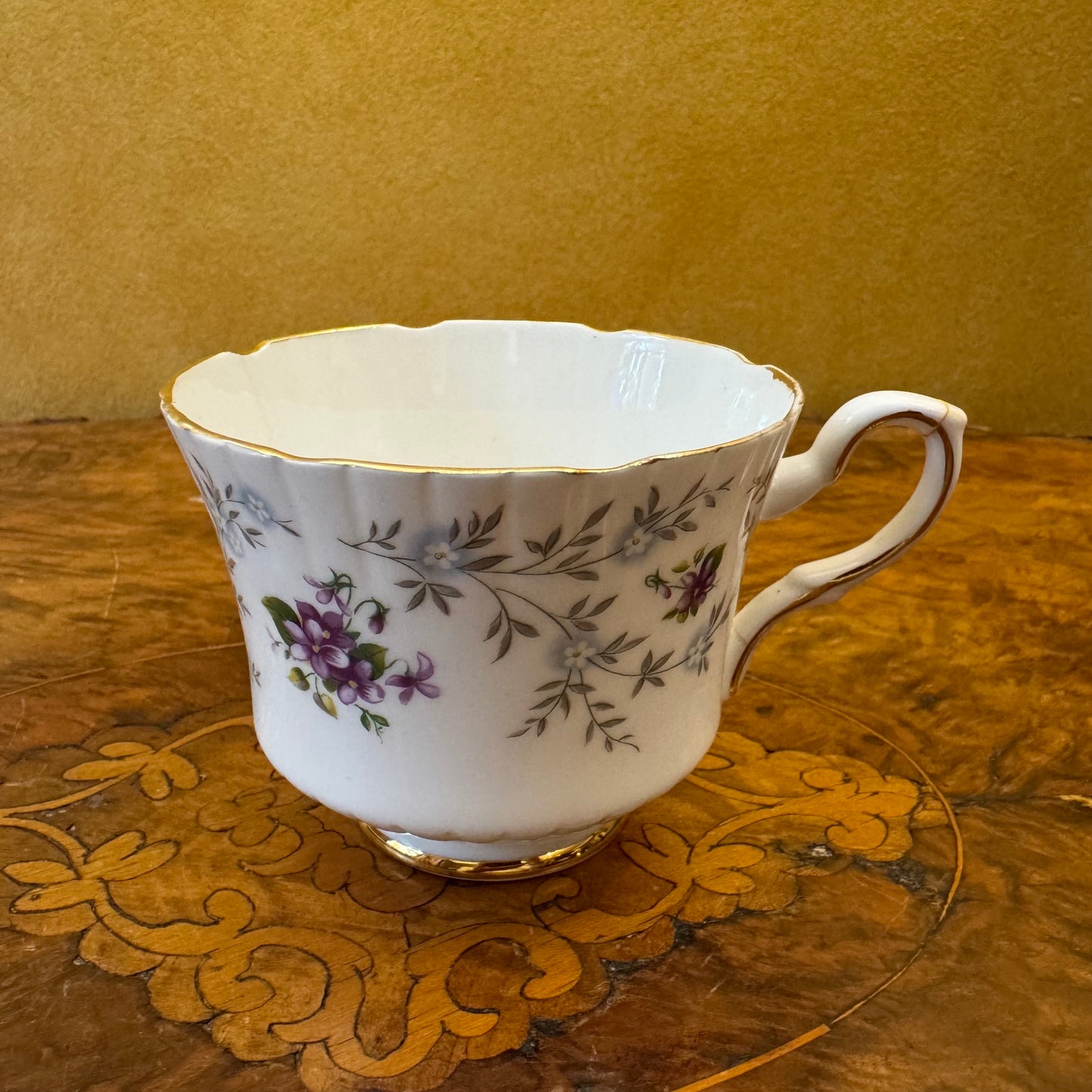Royal Stafforshire Enchanting Tea Cup Trio Handle Repair