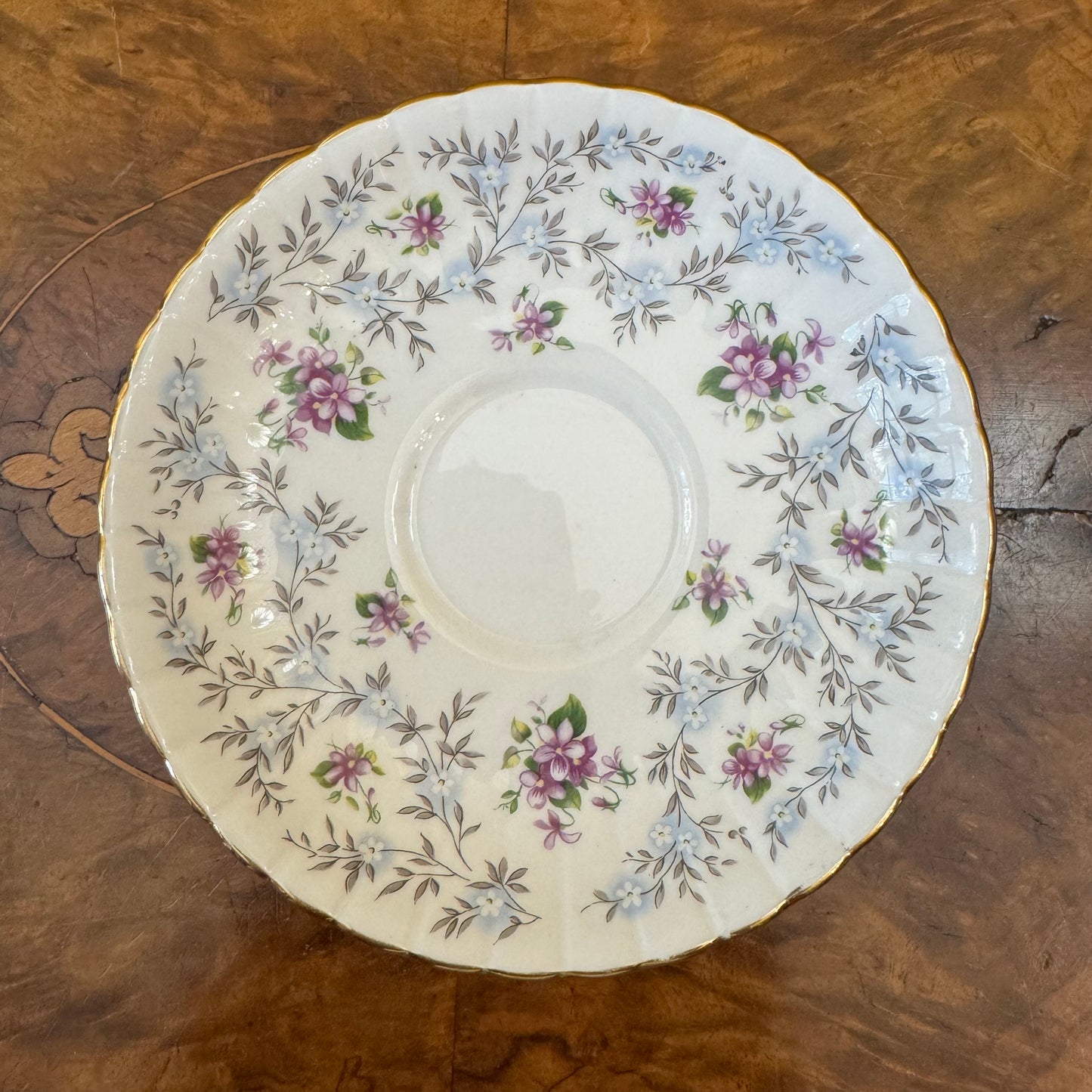 Royal Stafforshire Enchanting Tea Cup Trio Handle Repair