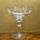 Vintage Stuart Crystal Grapes Leaves Comport Glass