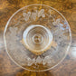 Vintage Stuart Crystal Grapes Leaves Comport Glass