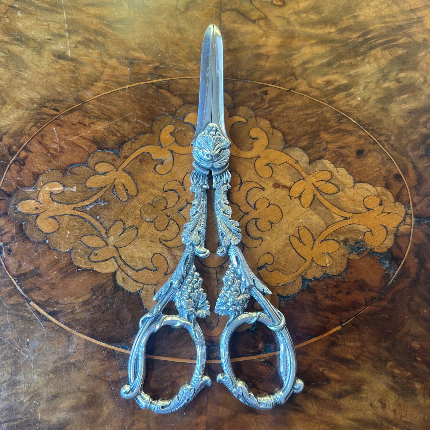 Antique Hardy Silver Plated Scissors