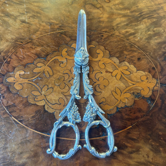 Antique Hardy Silver Plated Scissors