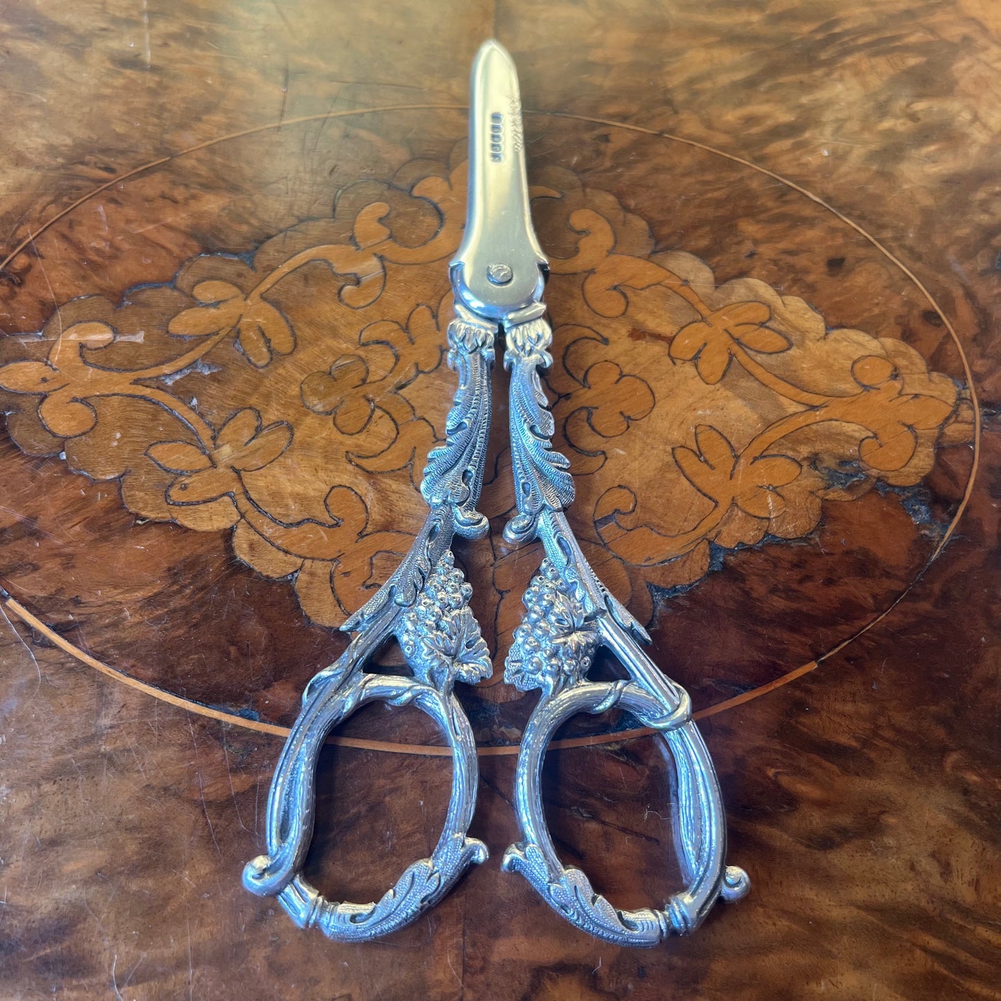 Antique Hardy Silver Plated Scissors