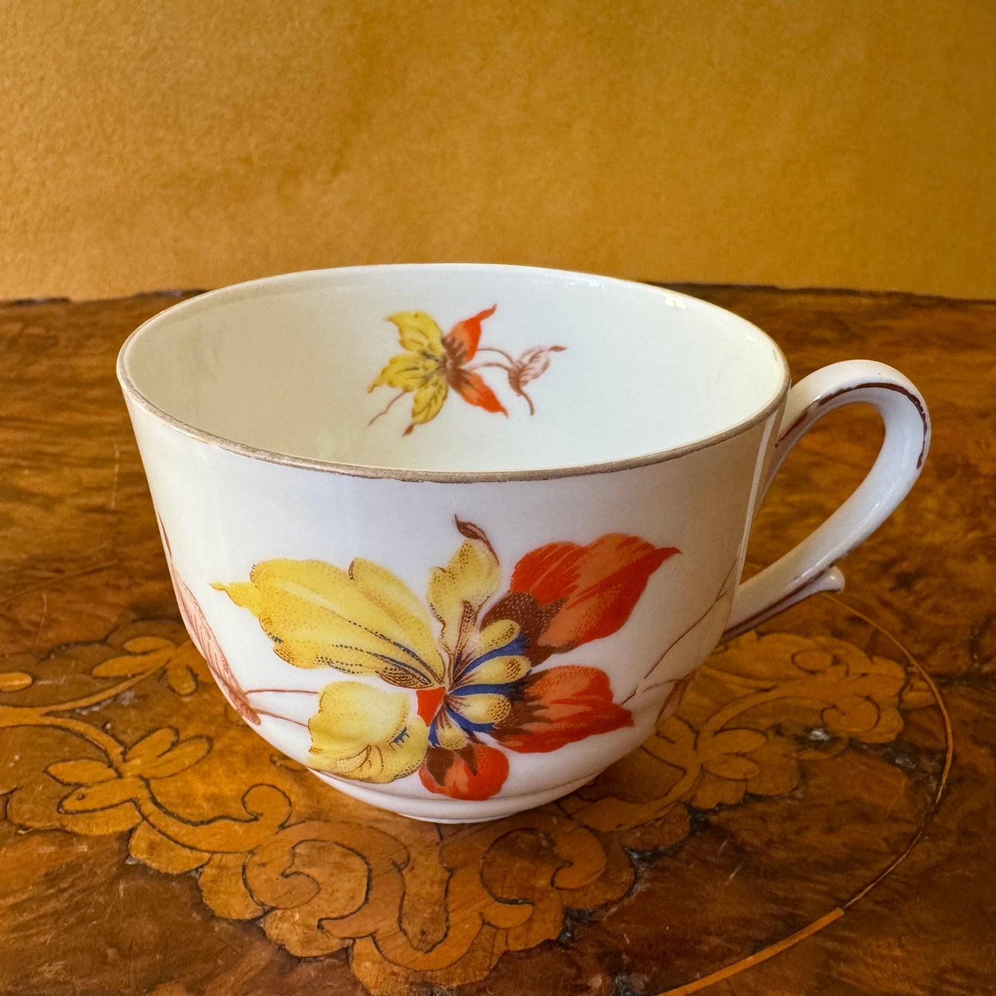 Vintage Victoria Floral Tea Cup Trio Set