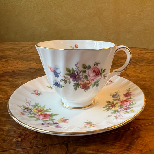 Vintage Minton Marlow Coffee Cup & Saucer