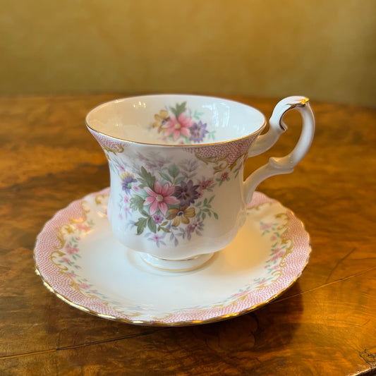 Vintage Royal Albert Serenity Tea Cup & Saucer