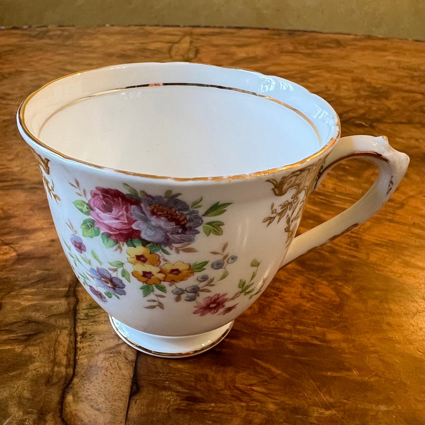 Vintage Tuscan Provence Coffee Cup & Saucer