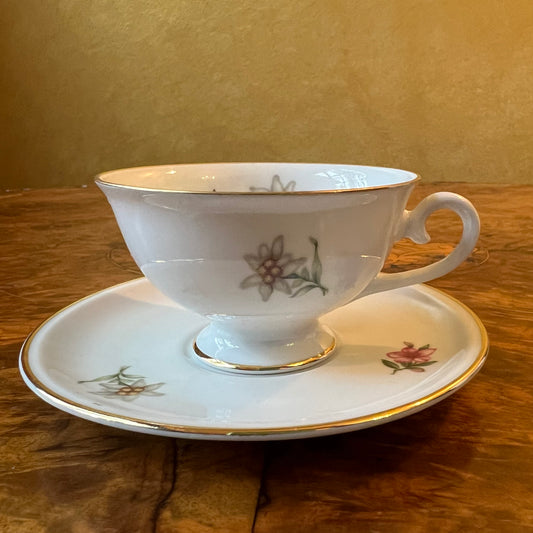 Schuman Arzbery Floral Coffee Cup & Saucer