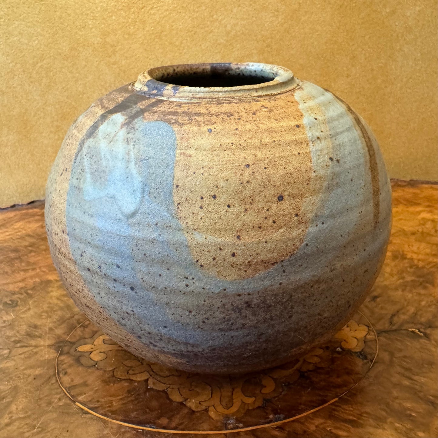 Studio Pottery Round Large Vase