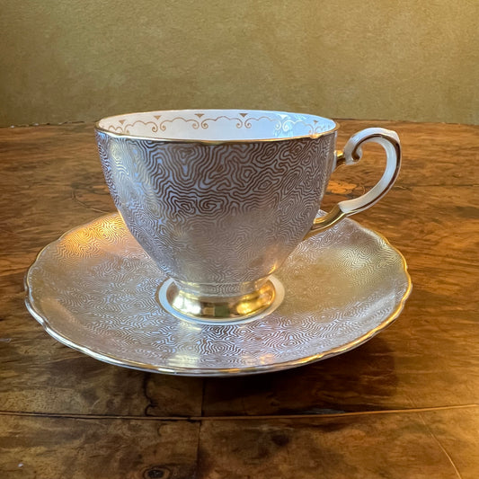 Vintage Tuscan Coffee Cup & Saucer