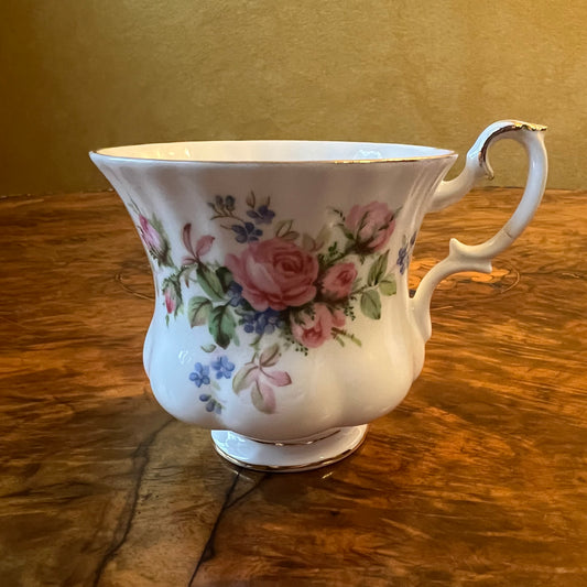 Vintage Royal Albert Moss Rose Tea Cup