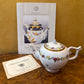 The Victoria & Albert Museum Franklin Mint 12 Tea Pots & Cabinet Set