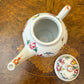 The Victoria & Albert Museum Franklin Mint 12 Tea Pots & Cabinet Set