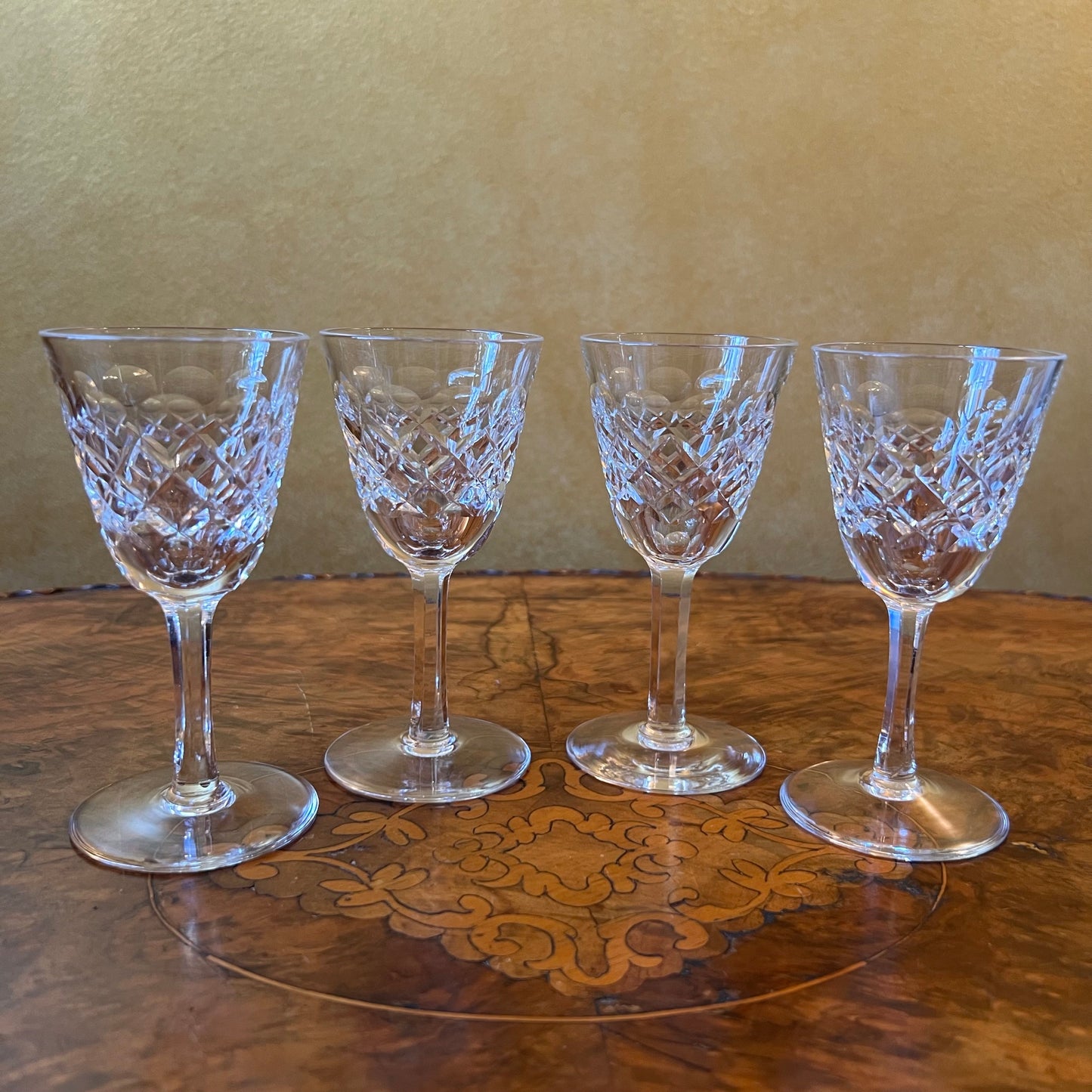 Vintage Richardson British Sherry Crystal Glasses