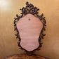Vintage French Carved Detail Wall Mirror