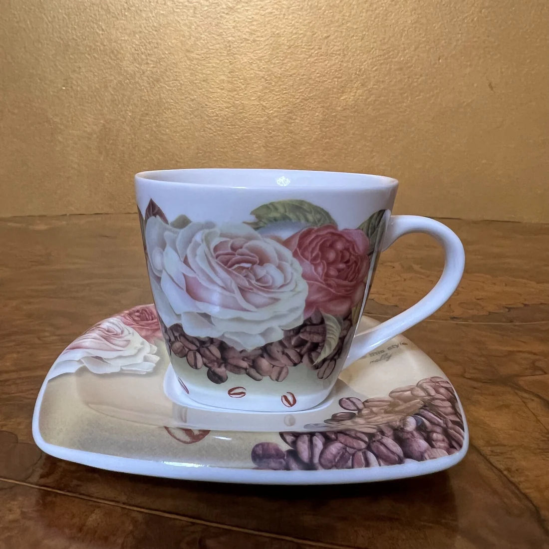 I Like This Style Relly Tea Pot & Coffee Demitasse Cup Set